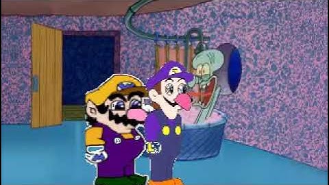 Walleo and Waweegee drops by Squidward