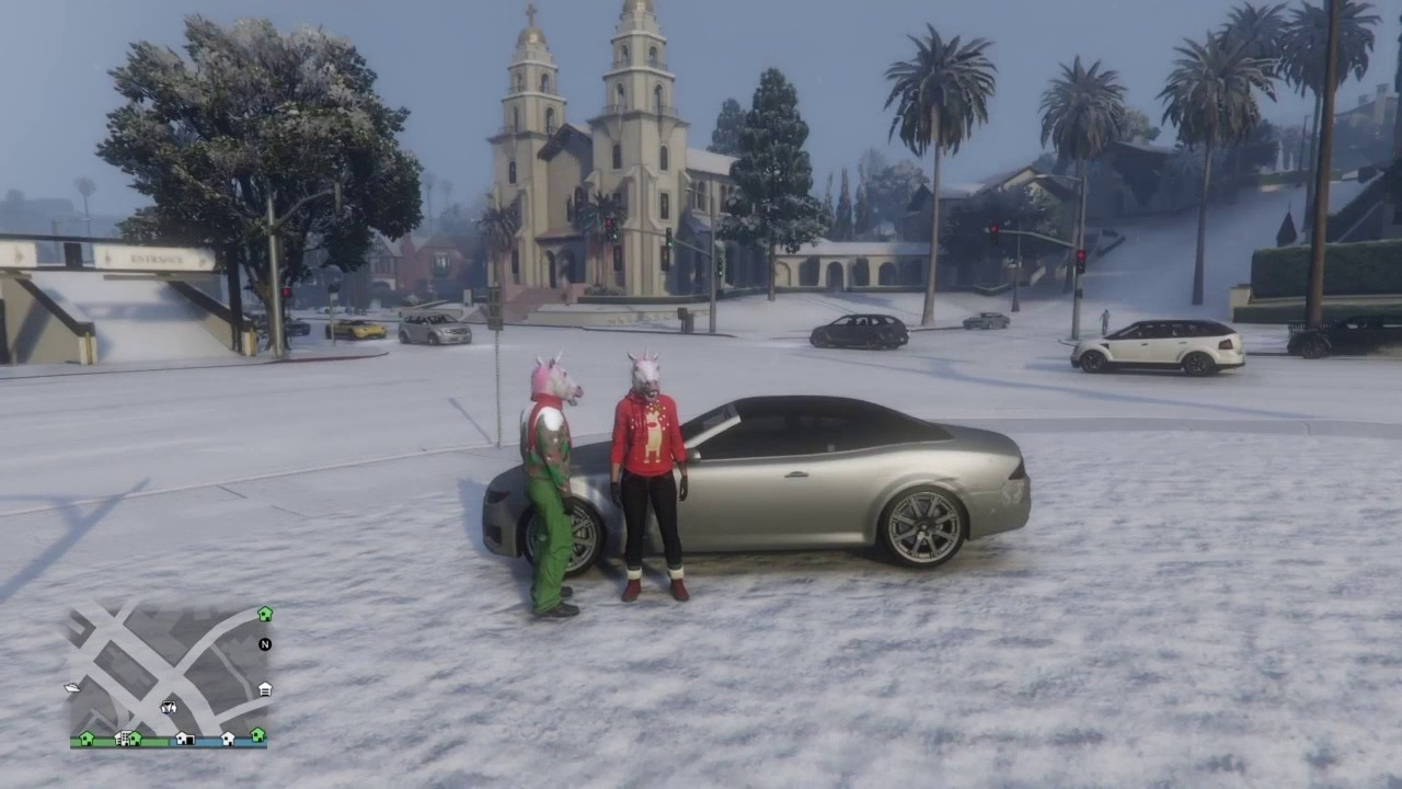 GTA 5 Unicorn mask and pyjamas YouTube