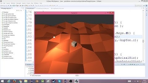 Sıfırdan Java 107 - LibGDX Yüzeyde Gezen Küp