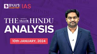 The Hindu Newspaper Analysis | 10th January 2024 | Current Affairs Today | UPSC Editorial Analysis screenshot 5