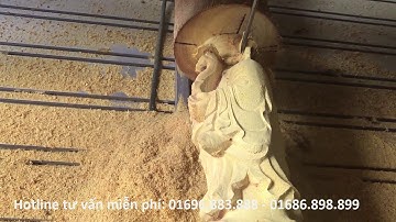 Đục tượng, khắc 3D trên cùng một máy cnc