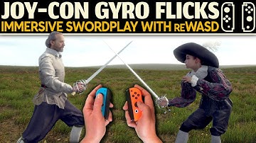 Joy-Cons + Gyro Flicks in Hellish Quart via ReWASD (PC)
