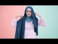 9 TUTORIAL HIJAB PASHMINA SYAR'I MENUTUP DADA SIMPEL STYLISH DAN CANTIK