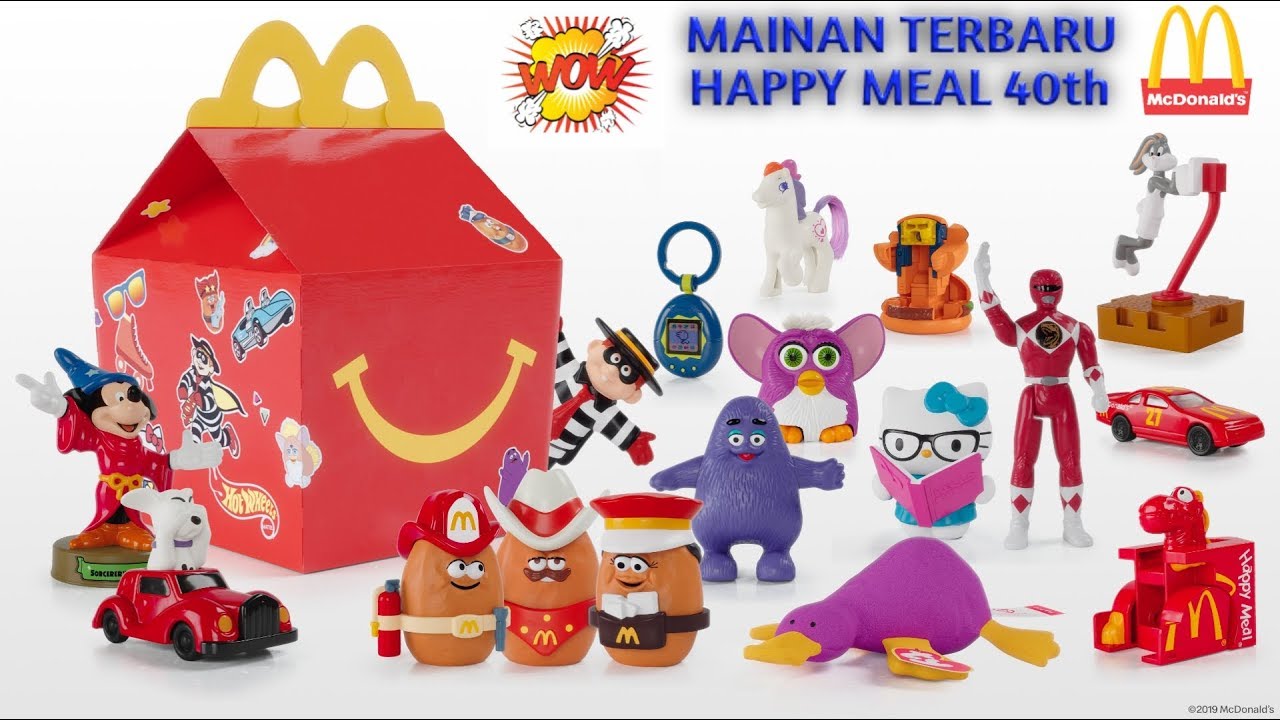 😱😱😱 MAINAN TERBARU dari Mcd Celebrate Seri 40th Anniversary of the