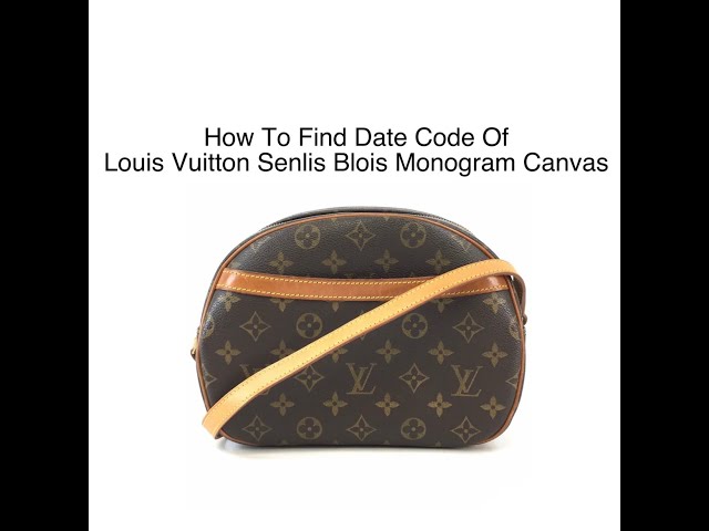 Date Code & Stamp] Louis Vuitton Senlis Blois Monogram Canvas