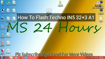 Tecno IN5 32+3 A1 Frp Reset  By Flash 100% Solution !!