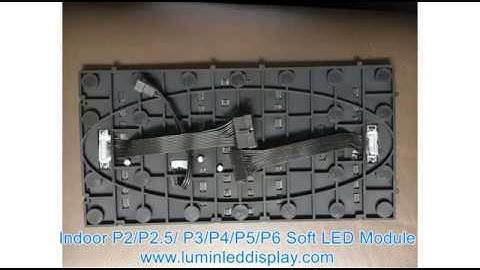 High Quality  P2 P2 5  P3 P4 P5 P6 Soft LED Module