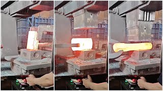 How To Professionally Forge Steel Billets EP408 #satisfying #forging #machines