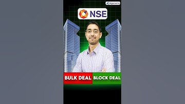 Bulk Deal & Block Deal | How to Earn Money