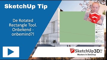 🏷️De Rotated Rectangle Tool. Onbekend - onbemind?!💎 #SketchUp #Tip #132