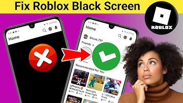 How to fix black screen on Roblox Mobile 2025 (Solve Roblox Black Screen ErrorTutorial)