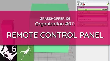 Grasshopper 101: Organization | #07 Remote Control Panel