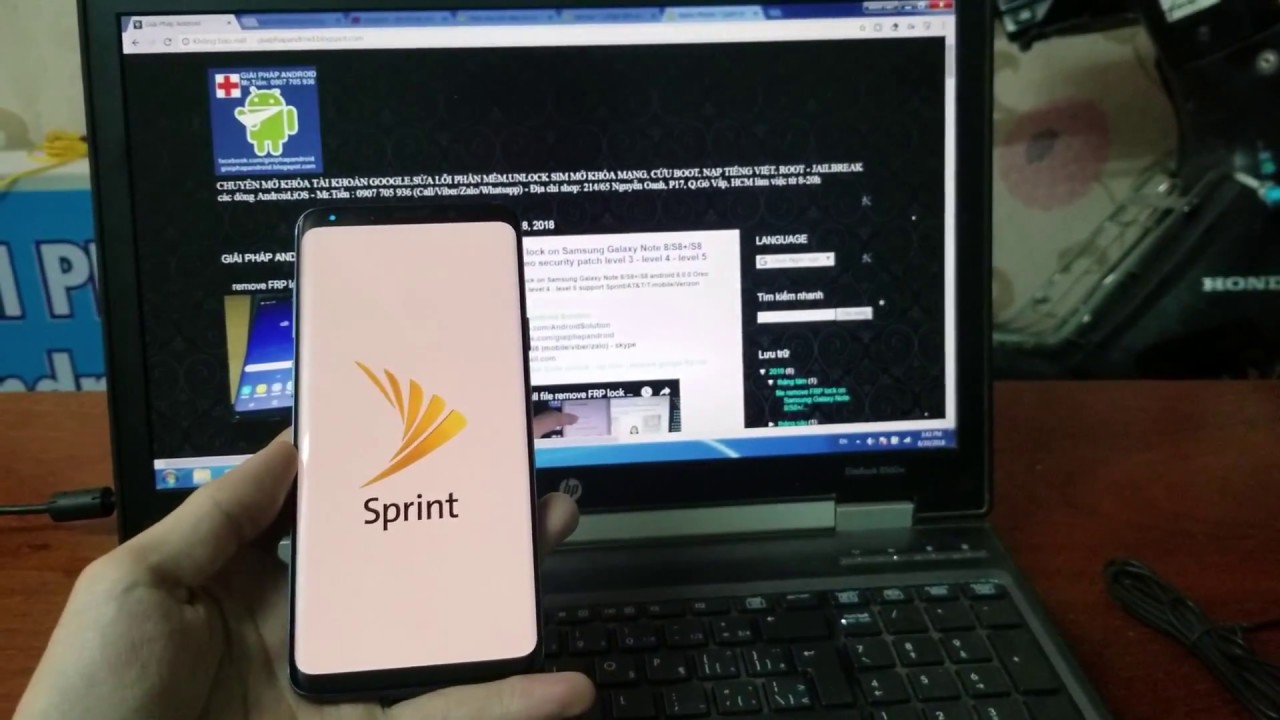 Samsung Galaxy S9/S9+ Sprint unlocked Invalid SIM card - YouTube