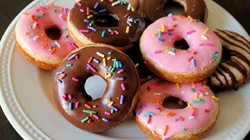 Easy Cake Mix Donuts with Glaze