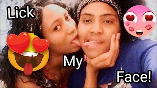 Crazy Lick my face Challenge