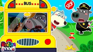 Wolfoo! Không Được Thò Đầu Ra Khỏi Xe Bus - Tìm Hiểu Quy Tắc An Toàn Xe Bus | Wolfoo Tiếng Việt