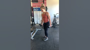Curtsy Lunge With Bicep Curl