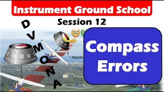 Free Instrument Training 12: Compass Errors (DVMONA)