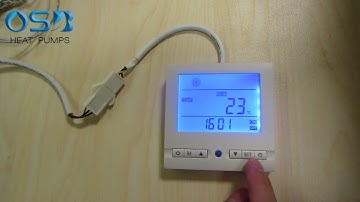 OSB Demonstration丨 How to Set Function of The Intelligent Timer of OSB Heat Pump