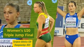 Women's U20 Triple Jump Final, European Athletics U20 Championships 2023