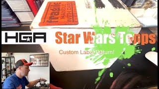 HGA Custom Labels Star Wars Topps Return! Sketches, Autos & More!