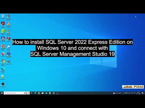 Microsoft SQL Server 2022 Express Edition Installation on Windows 10 | MS SQL Server 2022