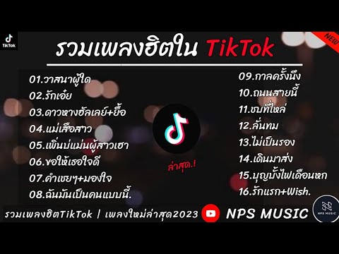 รวมเพลงฮิตในTikTok [ วาสนาผู้ใด + ดาวหางฮัลเลย์ + รักเอ๋ย ] เพลงใหม่ล่าสุด2023