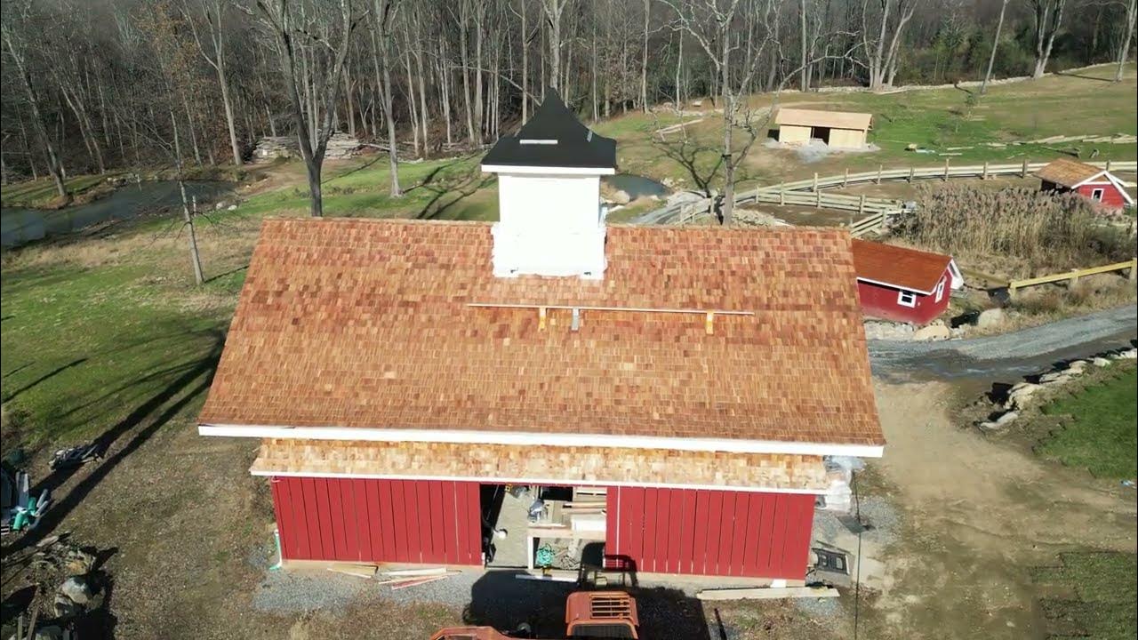 Cedar shake horse barn roof YouTube