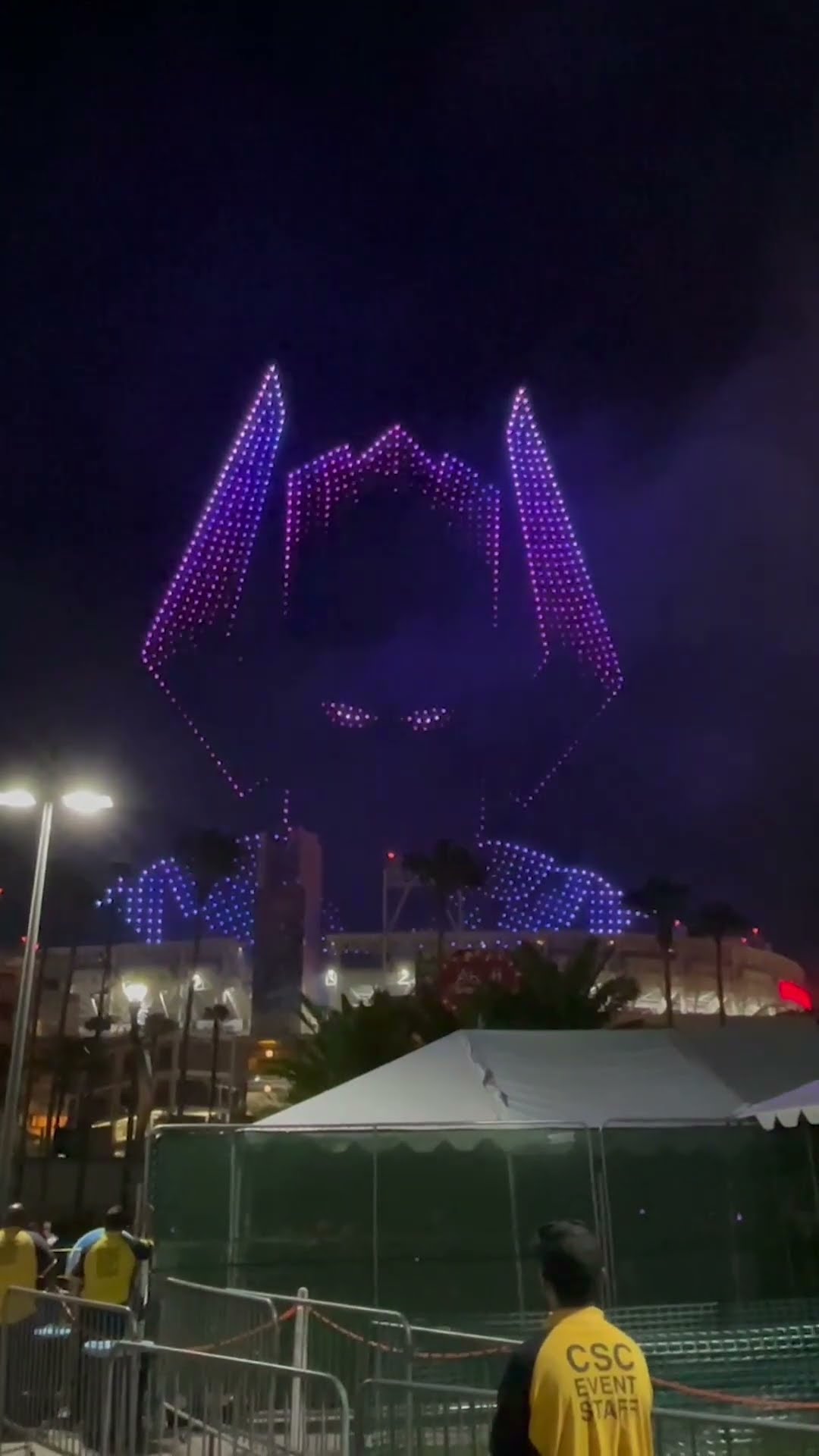 Galactus and Fantastic Four Logo Shown at SDCC Marvel Drone Show