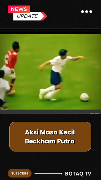 Pantes Jago... Inilah Skills Masa Kecil Beckham Putra 😱⁉️ #persib #persibbandung