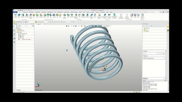 Tutorial Cara membuat Spring / Pegas Helix di ZW3D