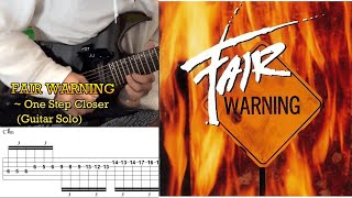 FAIR WARNING - One Step Closer - Guitar Solo (Cover by Kosuke) with TAB