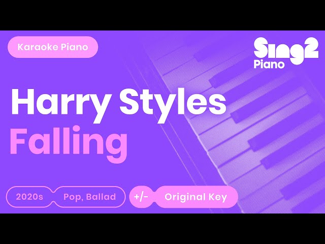 Harry Styles - Falling (Piano Karaoke) class=