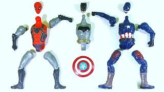 Assemble Avengers ~ Spider-Man Vs Batman Vs Captain America ~ Avengers Superhero Toys