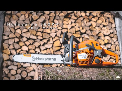 Husqvarna 560 XP Model 2020 - Chainsaw in action