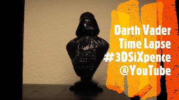 Time Lapse 3D Darth Vader Bust