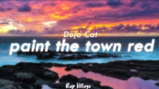 Doja Cat - Paint The Town Red (Clean - Lyrics) Resimi