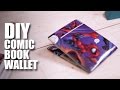 How to make a diy comic book wallet