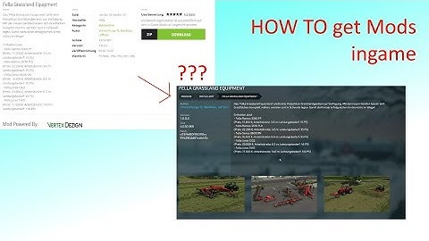 HOW TO download Mods from the official website | TUTORIAL | FARMING-SIMULATOR 22