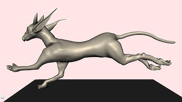 Quadruped Run Cycle Version 1 (Nico Rig)