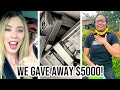 We gave away $5000 !!! **EMOTIONAL** 😢