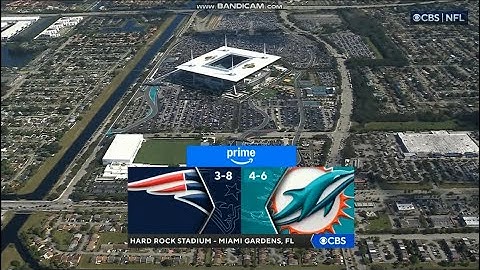 NFL on CBS Amazon Game Day Delivery intro 2024 | NE@MIA | Week 12