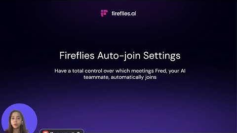 Fireflies Auto-Join Settings Explained | Make Fred Join the Right Meetings Automatically
