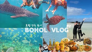 보홀 여행 브이로그 Ep.2 | 내돈내산 단독 호핑투어🤿 고래상어 투어, 발리카삭, 버진아일랜드, 보홀 맛집 추천 (점보크랩, 할로망고, 맥도날드) 기념품샵, 보홀 마트 구경