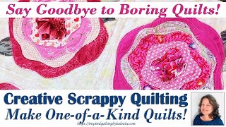 Creative Scrappy Quilting – A Surprise for Your Next Quilt! | Lea Louise Quilts Tutorial