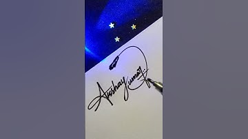 Write Letter A Calligraphy Akshay kumar✨ #signatureideas #autograph @Signaturestyle96 #calligraphy