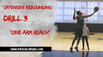 Offensive Rebounding individual work-out Drill 3: One arm reach outside body cylinder