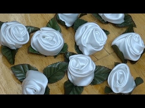 Video: How To Make A Rose From Silk Fabric