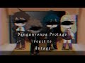 || Danganronpa Protags React To Antags || CW: Ships that you may not like! ⚠️SPOILER⚠️