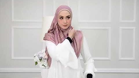 Tutorial Tudung Knitted Semi Instant